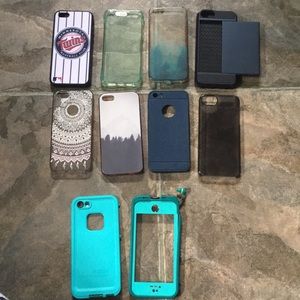 Lot of 9 IPhone SE Phone Cases